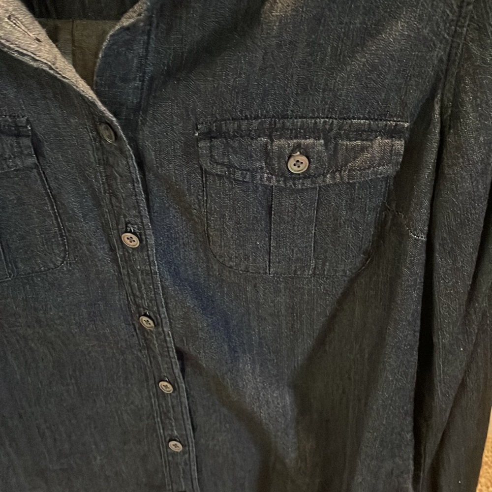 J crew denim button down - Picture 3 of 6
